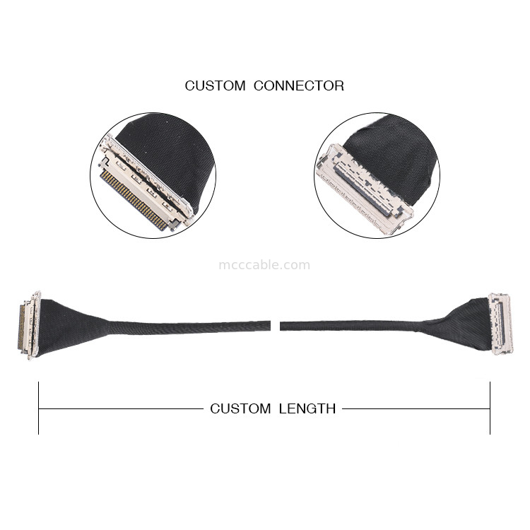 20679 0,4 mm Pitch 20pin 30pin 40pin 50pin Micro Conector Coaxial Direção horizontal