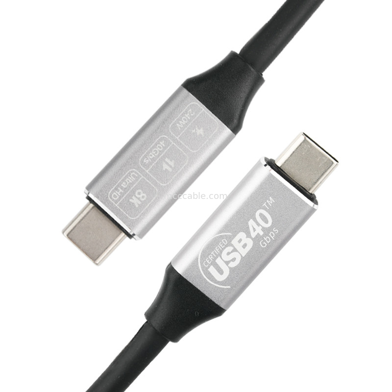 Cabo de extensão de alta velocidade do usb, tipo-c de USB ao tipo-c 4,0 de USB, 40Gbps