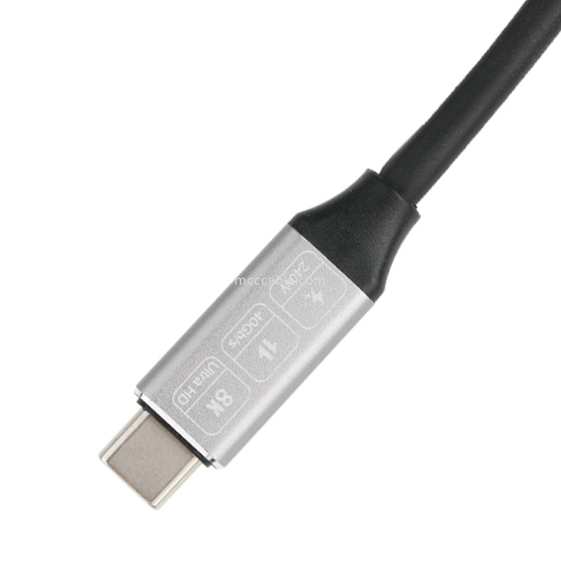 Cabo de extensão de alta velocidade do usb, tipo-c de USB ao tipo-c 4,0 de USB, 40Gbps
