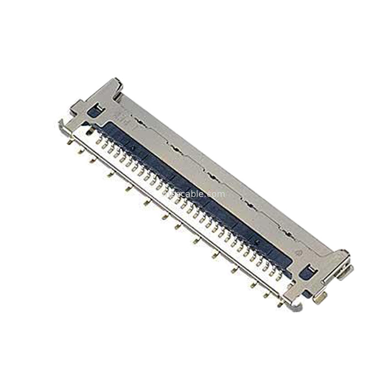 VS II 20846-020T 030T 040T 0,5 mm de passo, conector micro-coaxial de acoplamento horizontal