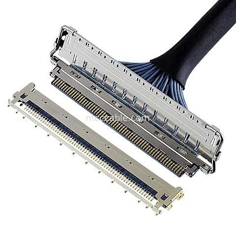 20680 20788 20789 20790 0,4 mm de inclinação Conector micro-coaxial de acoplamento horizontal Mellanox