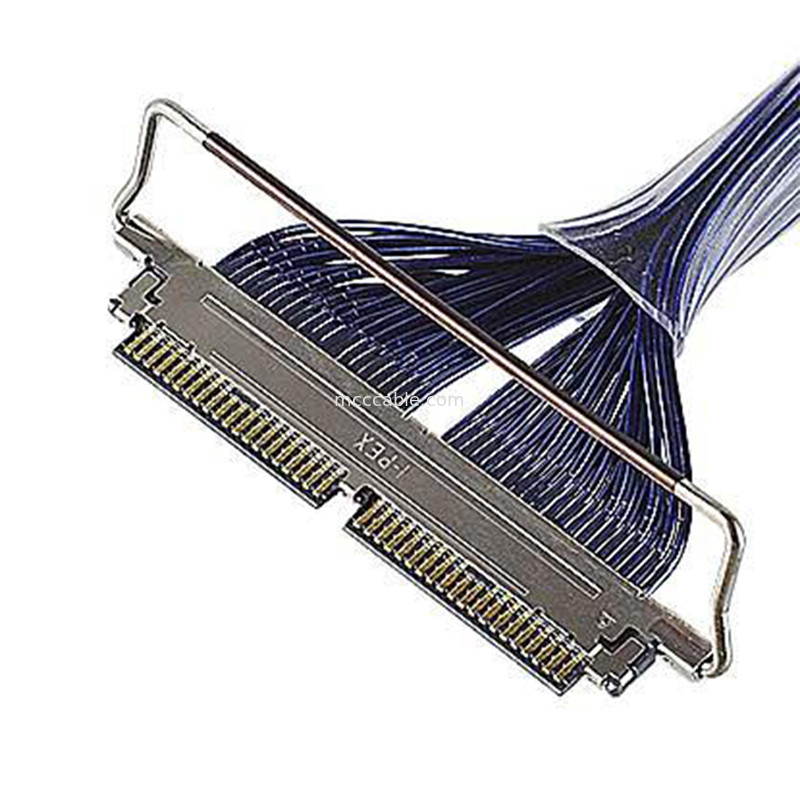 30P Cabos Micro Coaxial 20728 20777-040T-01 Adequados para espaços de conectores de baixa altura