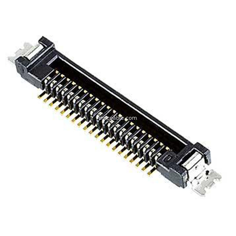 Cabo do conector de pino dos lvds 20 do conector de cabo coaxial do micro da tomada do receptáculo de SS 20380-R20T-06