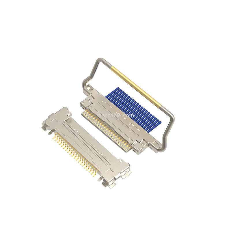 Cabos Micro Coaxial 20846-040T-01 Totalmente blindados com cadeado mecânico