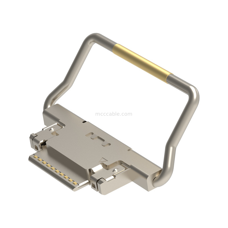 10p 20633-310T-01S Conector micro-coaxial com fechadura mecânica