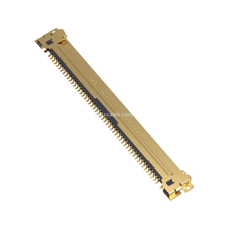 20453-250T-03S 50P 0,5 mm de inclinação Conector micro-coaxial tipo acoplamento horizontal