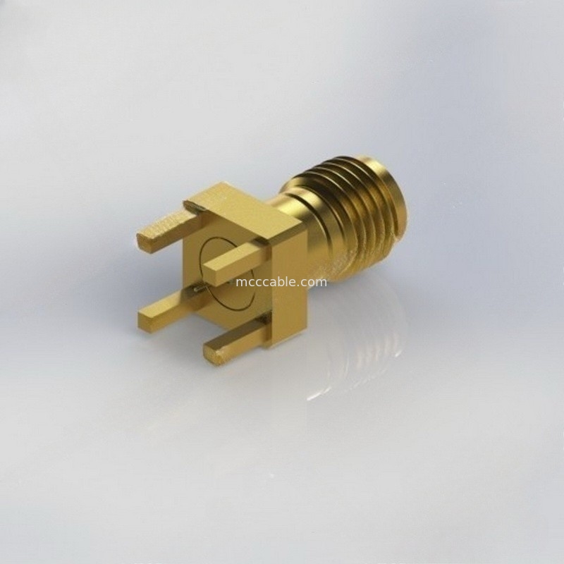 C.C. reta do conector do RF do cobre 1.85-KHD - 67 gigahertz Dustproof para militar/espaço aéreo