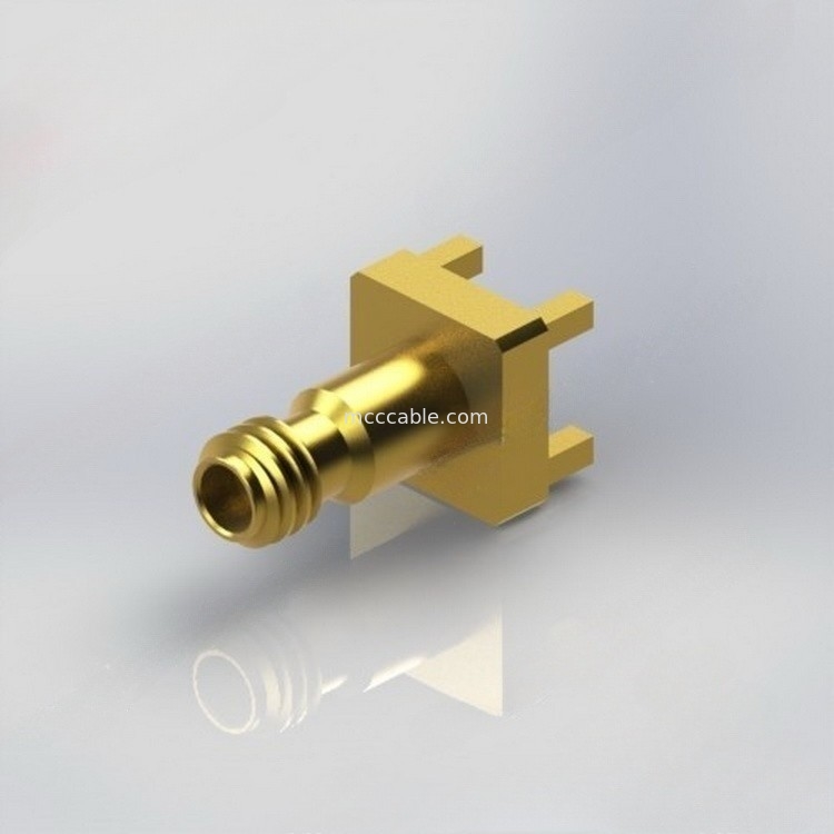 C.C. reta do conector do RF do cobre 1.85-KHD - 67 gigahertz Dustproof para militar/espaço aéreo