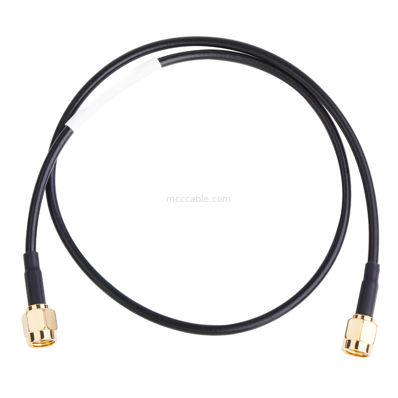 Conector de RF 50 ohm Impedância Lmr100 RF Cabo coaxial Cable preto LCD lvds cabo samtec cabo de alta velocidade