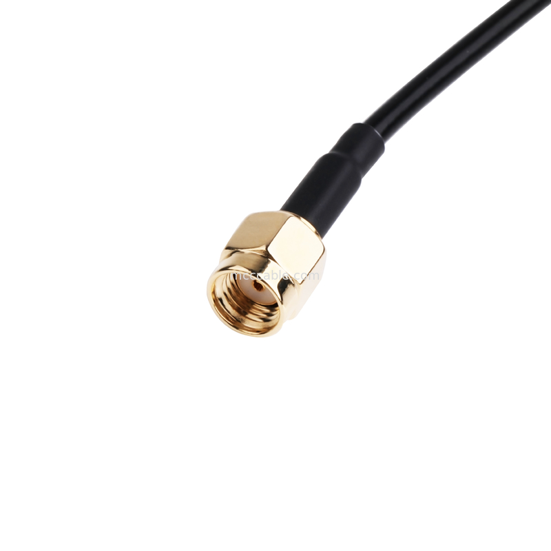 Conector de RF 50 ohm Impedância Lmr100 RF Cabo coaxial Cable preto LCD lvds cabo samtec cabo de alta velocidade
