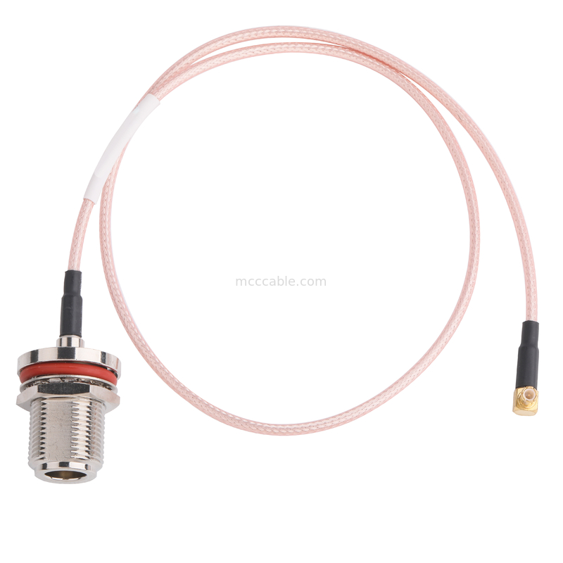 Tipo cabo de alta velocidade de N do samtec fêmea de Mini Straight do conector coaxial do Rf