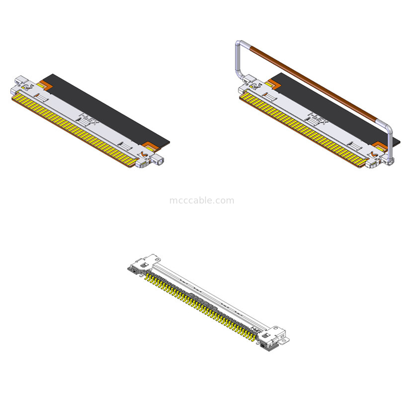 Lvds Cable VSF 20645-040T-01 40P 0,5 mm Pitch para conexão de display de cristal líquido