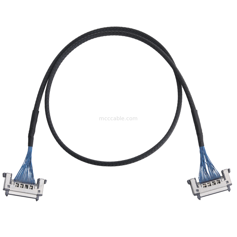 JAE FI-RE31CL ao chicote de fios personalizado cabo do fio do molex do passo do conjunto de cabo 0.3mm do FI RE31CL LCD Lvds