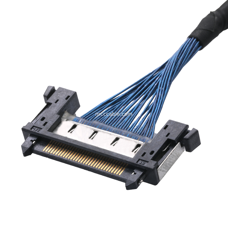 JAE FI-RE31CL ao chicote de fios personalizado cabo do fio do molex do passo do conjunto de cabo 0.3mm do FI RE31CL LCD Lvds