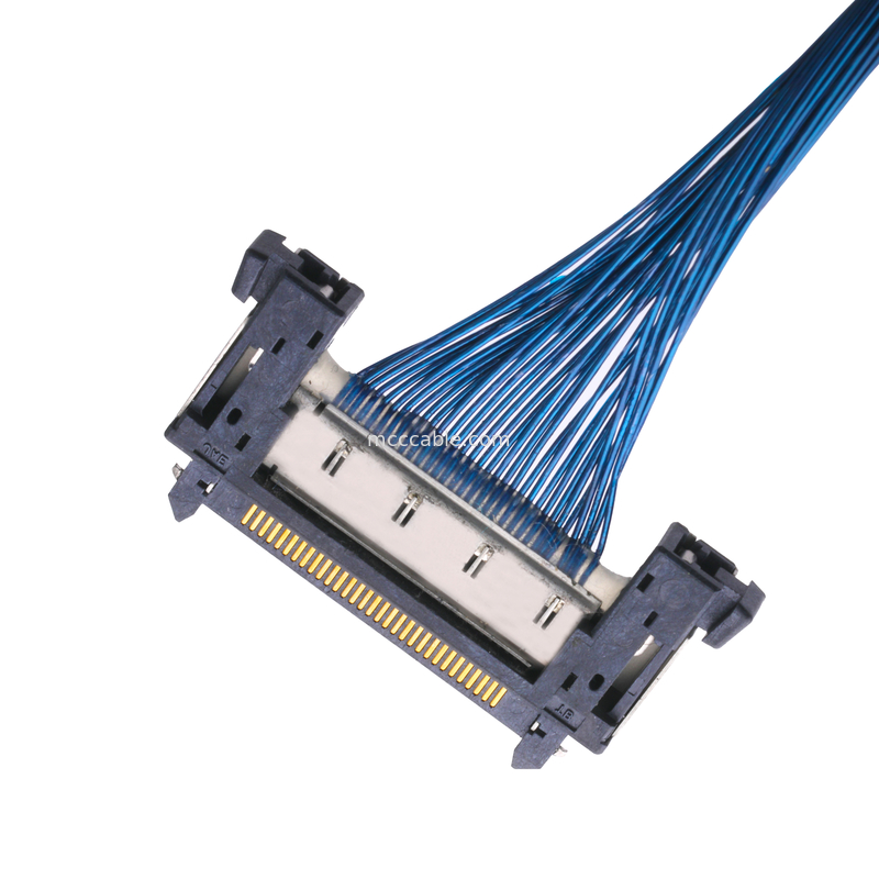 JAE FI-RE31CL ao chicote de fios personalizado cabo do fio do molex do passo do conjunto de cabo 0.3mm do FI RE31CL LCD Lvds