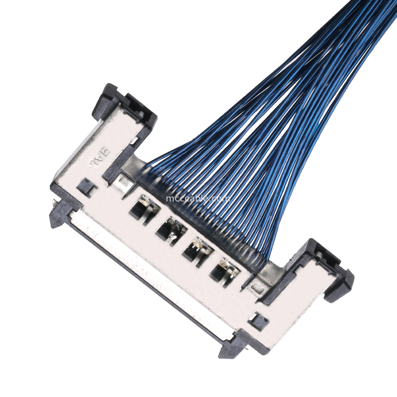 JAE FI-RE31CL ao chicote de fios personalizado cabo do fio do molex do passo do conjunto de cabo 0.3mm do FI RE31CL LCD Lvds