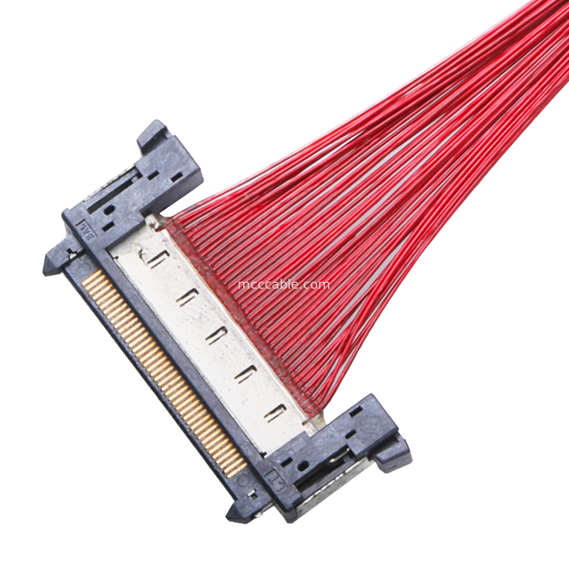 Conjunto de cabo JAE do LCD Lvds FI-RE41CL ao chicote de fios do fio de Molex do passo do FI RE41CL 0.3mm