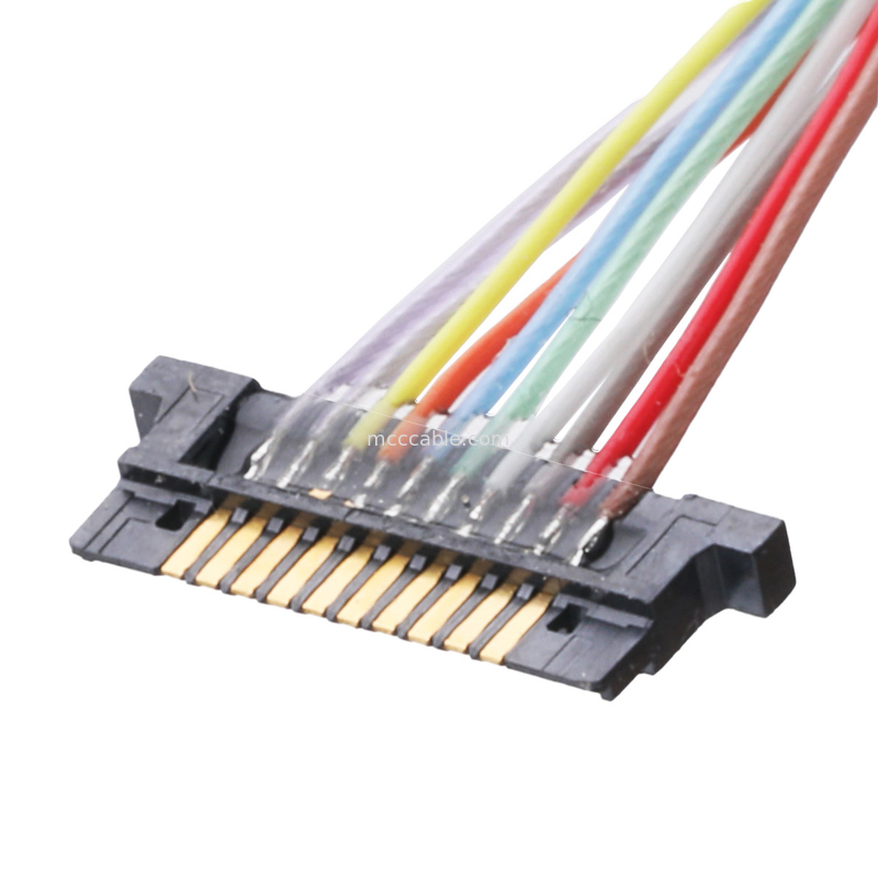Conector de cabo coaxial de Lvds para o Pin do passo 10 do monitor DW-5 20598-010T-02 0.5mm do Lcd
