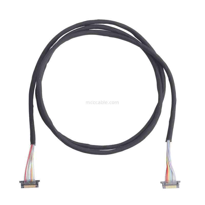 Conector de cabo coaxial de Lvds para o Pin do passo 10 do monitor DW-5 20598-010T-02 0.5mm do Lcd