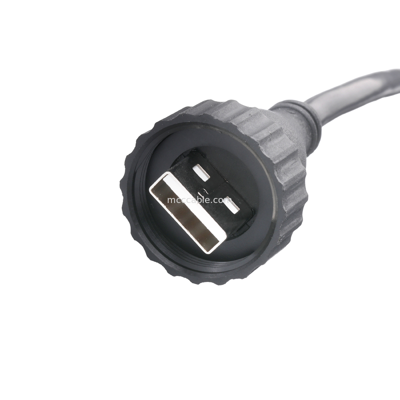 Tipo tipo A A USB2.0 masculino masculino do tipo de USB2.0 A um cabo do conector industrial