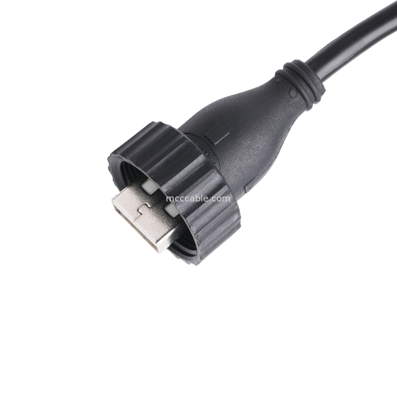 Tipo tipo A A USB2.0 masculino masculino do tipo de USB2.0 A um cabo do conector industrial