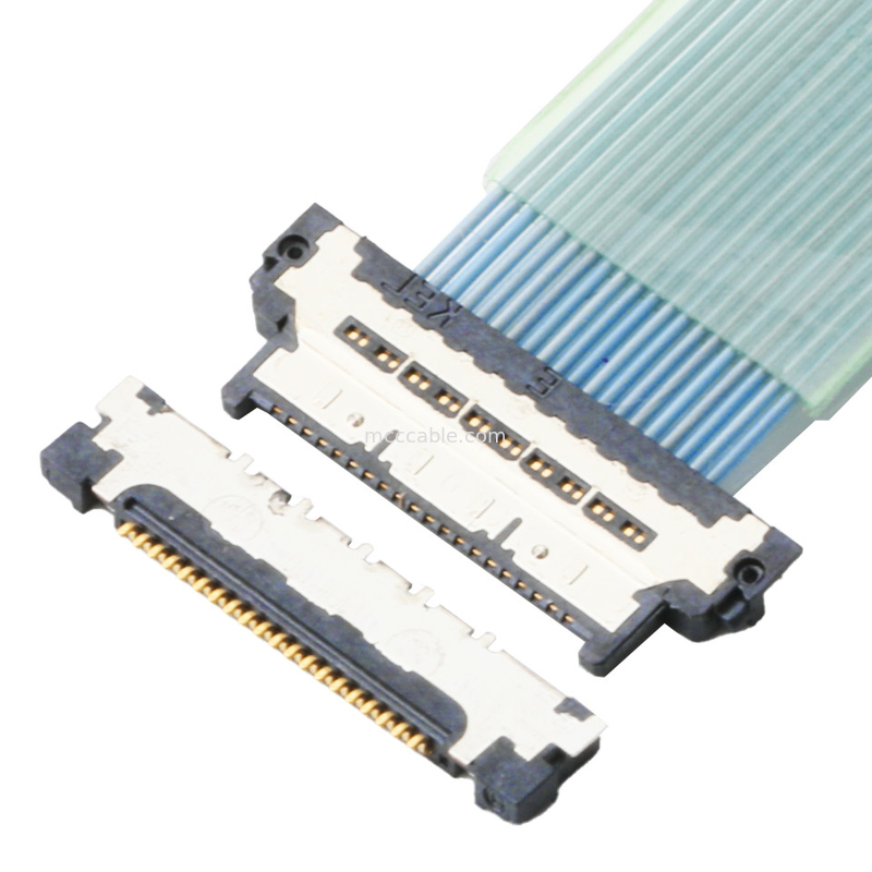 O conector de cabo coaxial do micro do lado da placa é tipo do ângulo direito