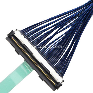 Conector da exposição dos lvds das HORAS DF80-40P-0.5SD do conjunto de cabo do Edp da exposição de LVDS LCD