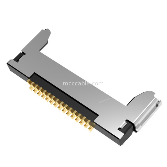 15pin Micro-Cabel Coaxial Assembléia20345-015T-32R 0,4mm pitch Conector micro-coaxial tipo acoplamento horizontal