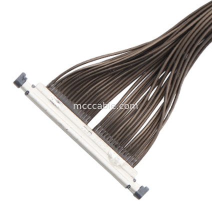 Cabo Micro Coaxial de 32 pines de 0,3 mm Pitch 20496-032T-40 Lvds Cable para conector de drone 32P