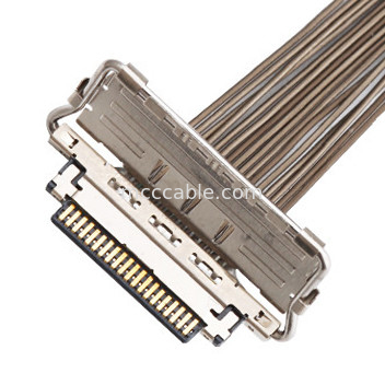 conector coaxial da exposição dos lvds de  20679-20p do cabo do EDP do passo LVDS de 0.4mm micro