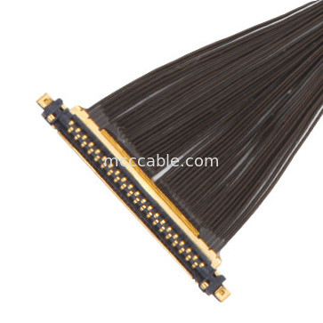 40P UL11130 46AWG Microcâmbulo de cabo coaxial 20531-040t-02 IDC Forming OEM/ODM