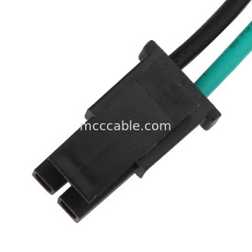 Passo feito sob encomenda 2,5 JST HER-2 do chicote de fios do fio de MX3.0 2P a MOLEX 43645-0200