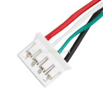 28AWG USB 2,0 ao conector feito sob encomenda da exposição dos lvds do Pin do chicote de fios 9 do fio de JST SPH-4