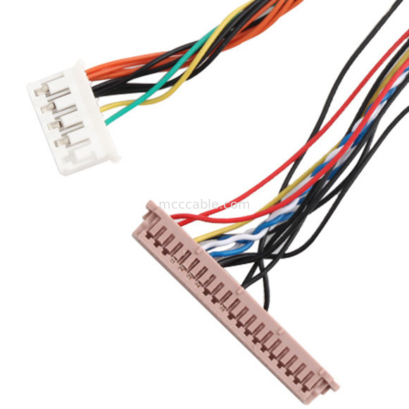 Conjunto de cabo 20453-230T de ISO14001 Lvds Lcd a PH2.0 PHR-6P 1255H-2