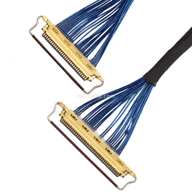 Passo 20453-330t-13 de  0.5mm do cabo do EDP de 44AWG SGC LVDS a 20453-340t-13