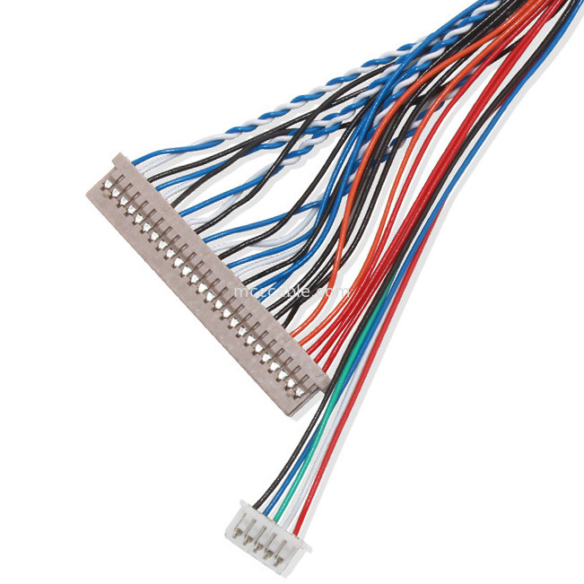 250V 20 Pin Lvds Cable  Df 14 a Df14 para o conector da exposição dos lvds do portátil