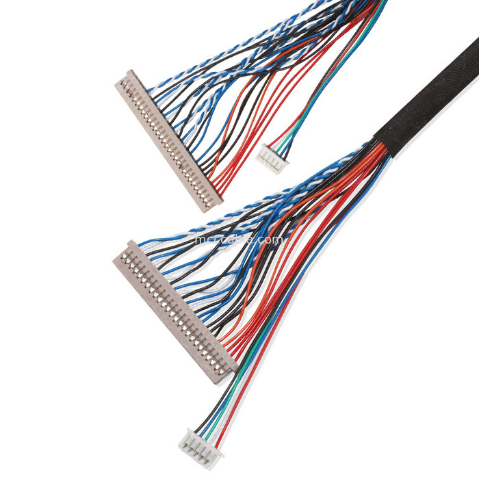 250V 20 Pin Lvds Cable  Df 14 a Df14 para o conector da exposição dos lvds do portátil