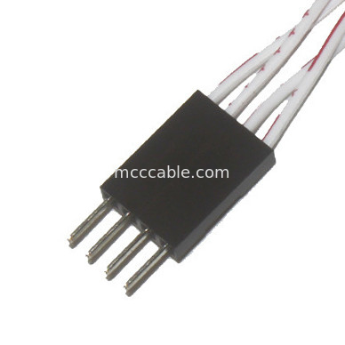 Conector de 4 Pin Flat Flexible Ribbon Cable Du Pont para o cabo modelo do helicóptero de Rc