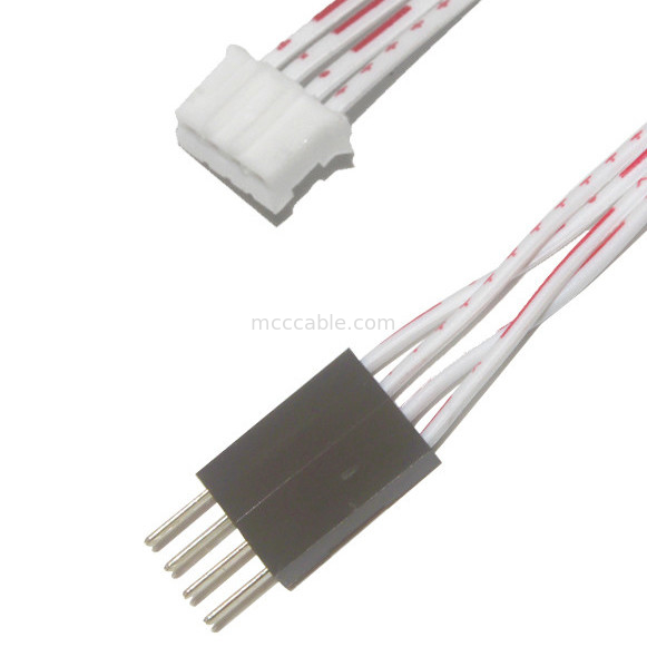 Conector de 4 Pin Flat Flexible Ribbon Cable Du Pont para o cabo modelo do helicóptero de Rc