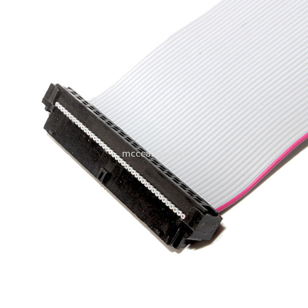 cabo de fita flexível liso de 2.54mm, 16 Pin Idc Cable para o certificado do UL do computador