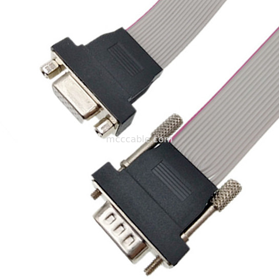 Homem de VGA HDB15 ao conector fêmea da exposição dos lvds do conector do cabo de fita 15pin