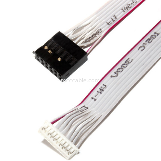 IDC 12 PIN Flat Flexible Ribbon Cable DF19 A JST RF para o cabo distribuidor de corrente de PCBA