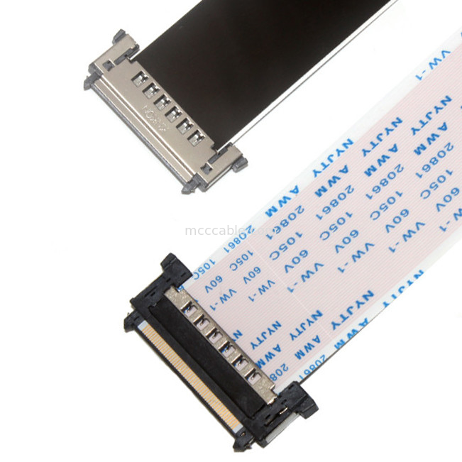 16 tipo 20628 conector do passo A do cabo 0,5 do Pin FFC FPC da exposição dos lvds da VW 1 de 80C 60V