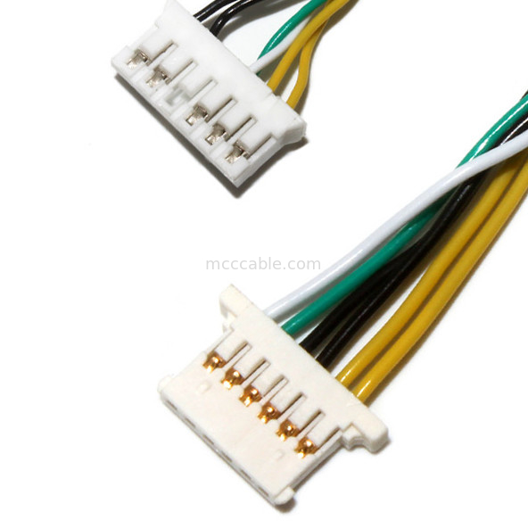 conjunto de cabo do diodo emissor de luz de 1.25mm, conjunto de cabo 51146 de Molex 0600 a JST RAP 6