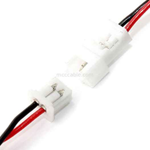 Chicote de fios feito sob encomenda 2pin JST PH2.0 do fio para o conector elétrico da exposição dos lvds da bicicleta