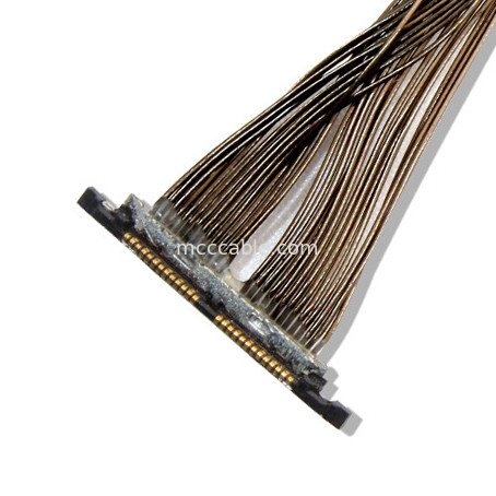 0.3mm Micro Cable Coaxial DF56 26P 0.3SD para conector de câmera de drone e conexão mecânica
