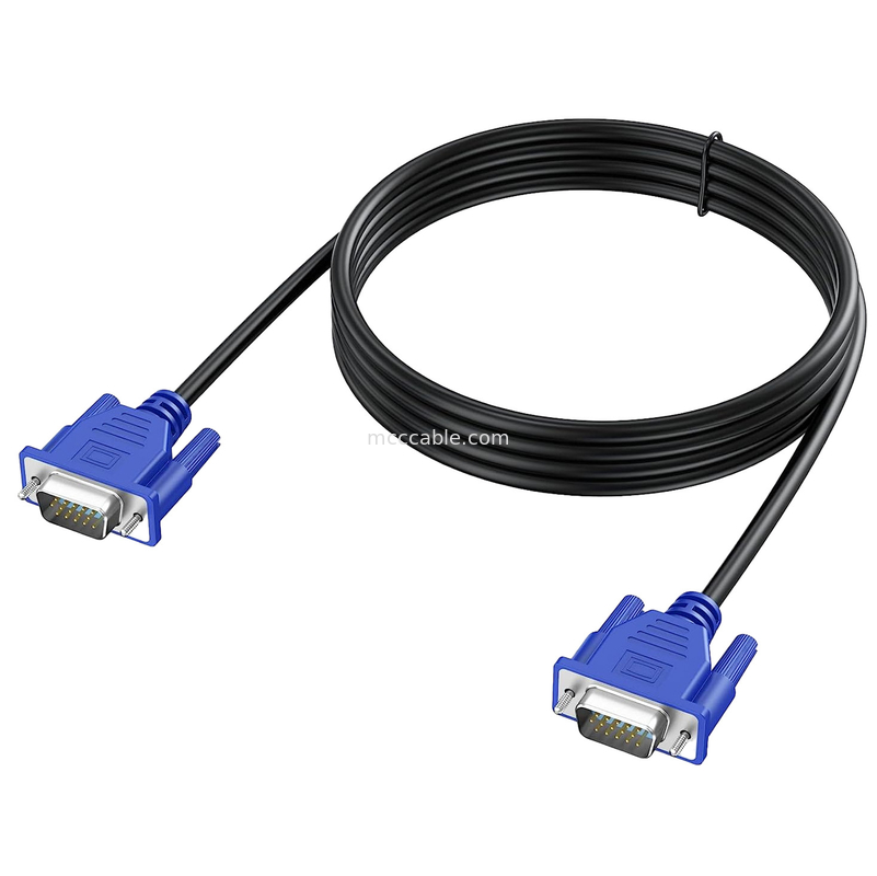 Homem ao conector de cabo flexível liso masculino da fita para o monitor do computador da tevê