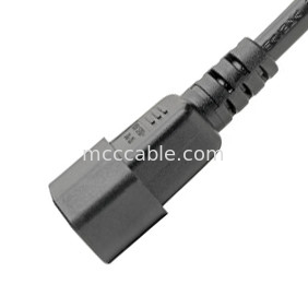 Adaptadores de conector C14 para C5 Cordão de adaptador de energia 7a 250v 18 Awg