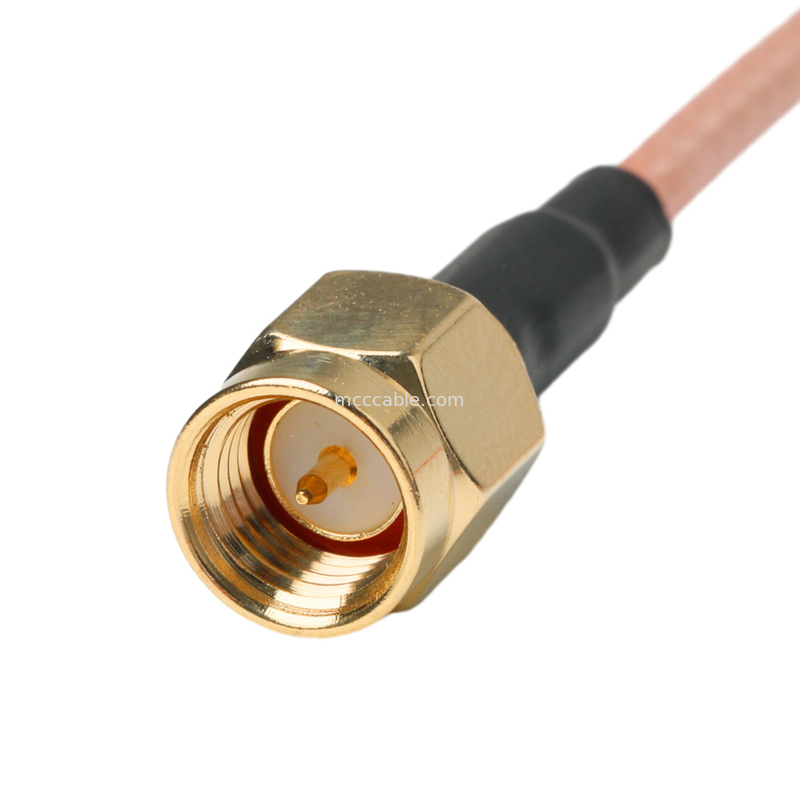 Oem / Odm Rg316 Conector de cabo Sma Jack de parede feminina para conector direto masculino