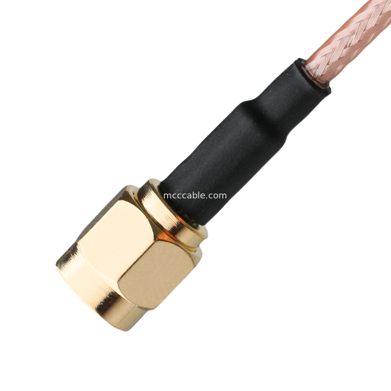 Oem / Odm Rg316 Conector de cabo Sma Jack de parede feminina para conector direto masculino